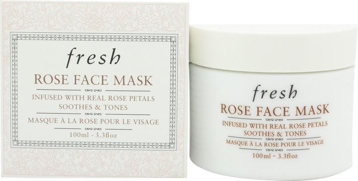 Actual product image Fresh Rose Hydrating Treatment Face Mask with Rose Petals 3.4oz 100ml (100 ml)
