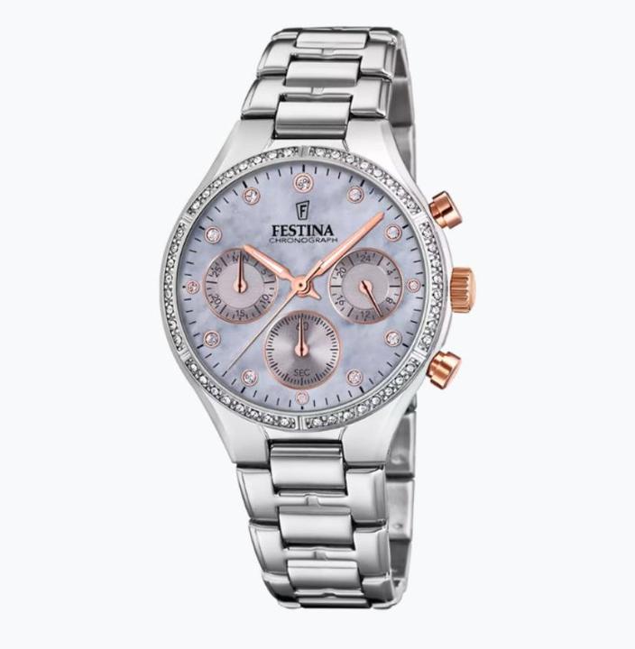 Actual product image Festina Wrist watch Boyfriend f20401/3 (Analogue wristwatch, Chronograph, 36 mm)