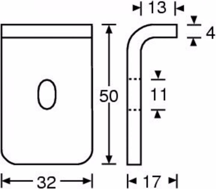 Actual product image Adam Hall 5923 Speaker clamp steel