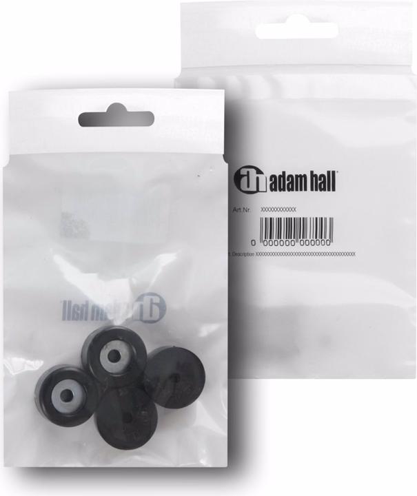 Produktbild Adam Hall 4904 M4 AH 4er Set (Universalgleiter, 4 Stück)