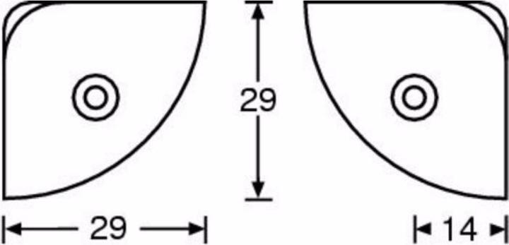 Immagine prodotto Adam Hall 4008 Angolo piccolo