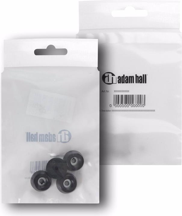 Produktbild Adam Hall 4903 M4 AH (Universalgleiter, 4 Stück)