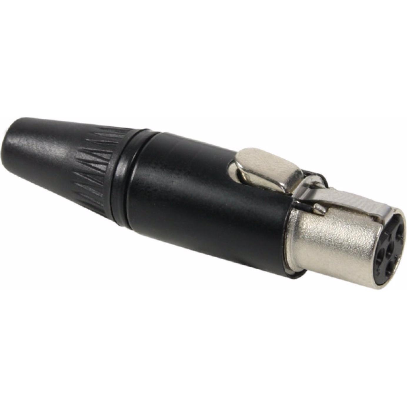 Neutrik REAN RT4FC-B REAN Mini, Audio Stecker, Schwarz