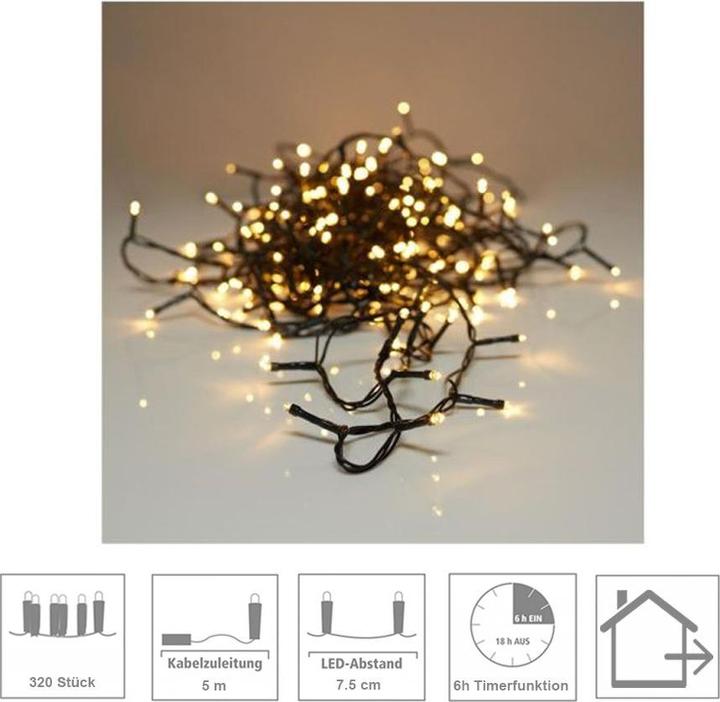 Ekström Guirlande lumineuse à LED (24 m)