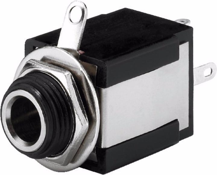 Produktbild Monacor Klinken-Einbaubuchse 6,3-mm-Mono/stereo