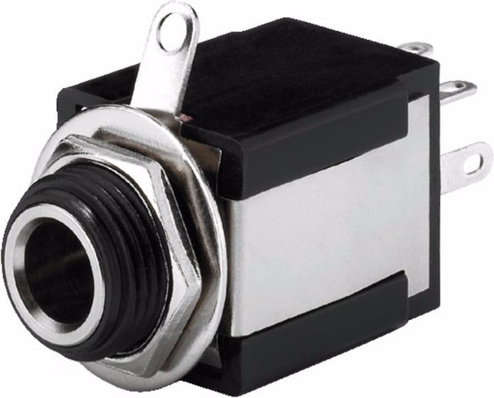 Image du produit Monacor Prise jack encastrée 6,3 mm mono/stéréo