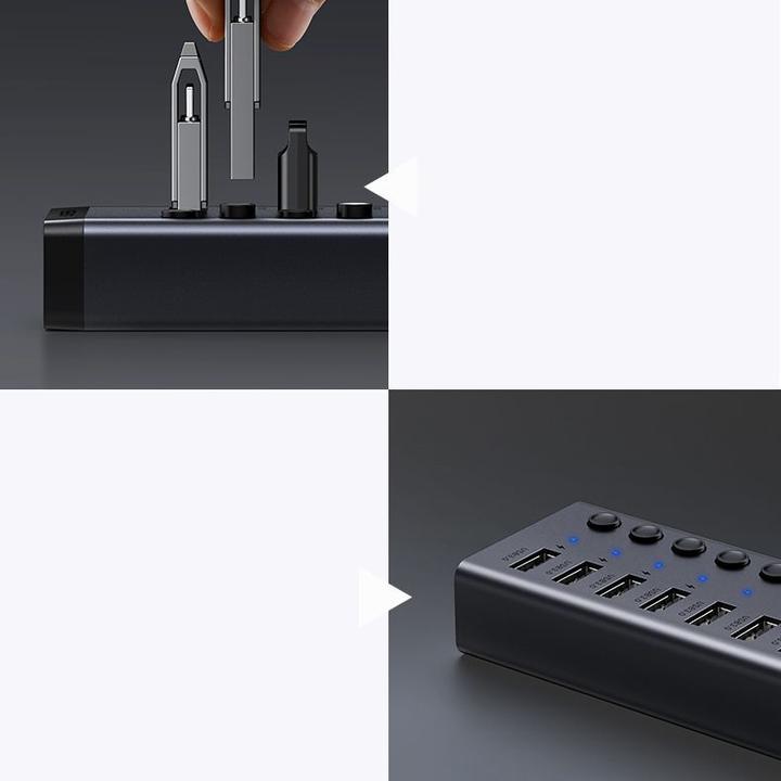 Image du produit Ugreen multifunction HUB 7in1 (USB-C, 8 Ports)