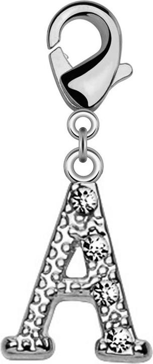 Image du produit Star Piercing Pendentif avec cristal lettre A (Laiton)