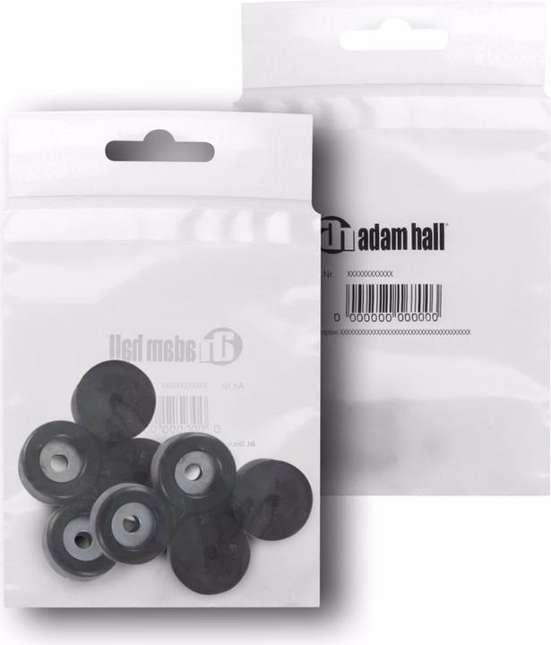 Actual product image Adam Hall 4904 M8 AH Set of 8 (Universal glider, 8 Piece)