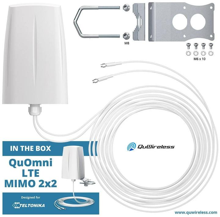 Immagine prodotto Quwireless QuOmni LTE MIMO 2x2, 10m (3G, GSM)
