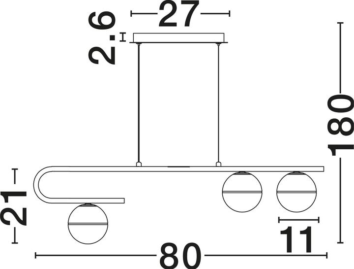 Actual product image Nova Luce Cantona (G9)
