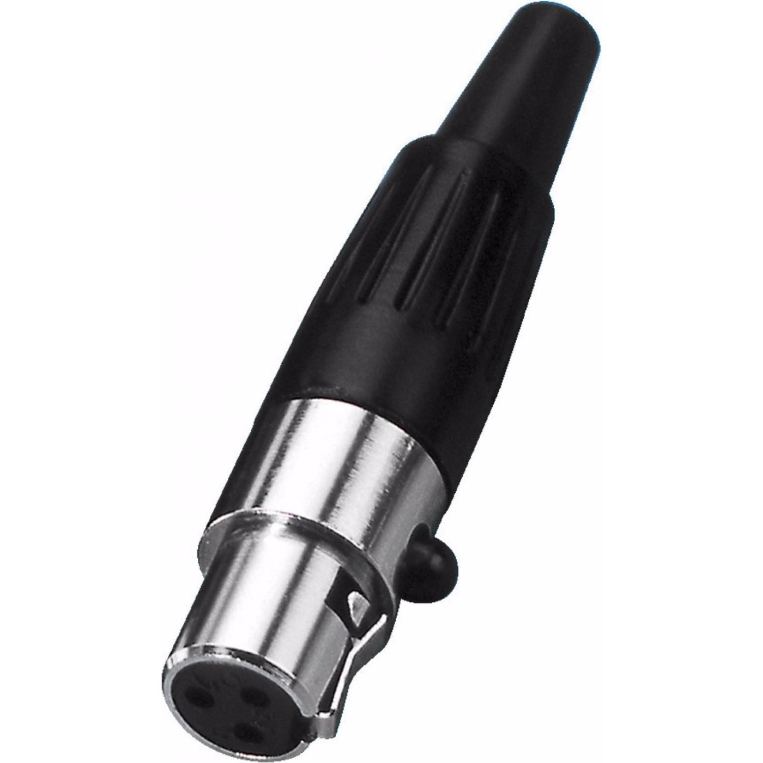 Monacor XLR - Accoppiamento, Connettore audio, Nero