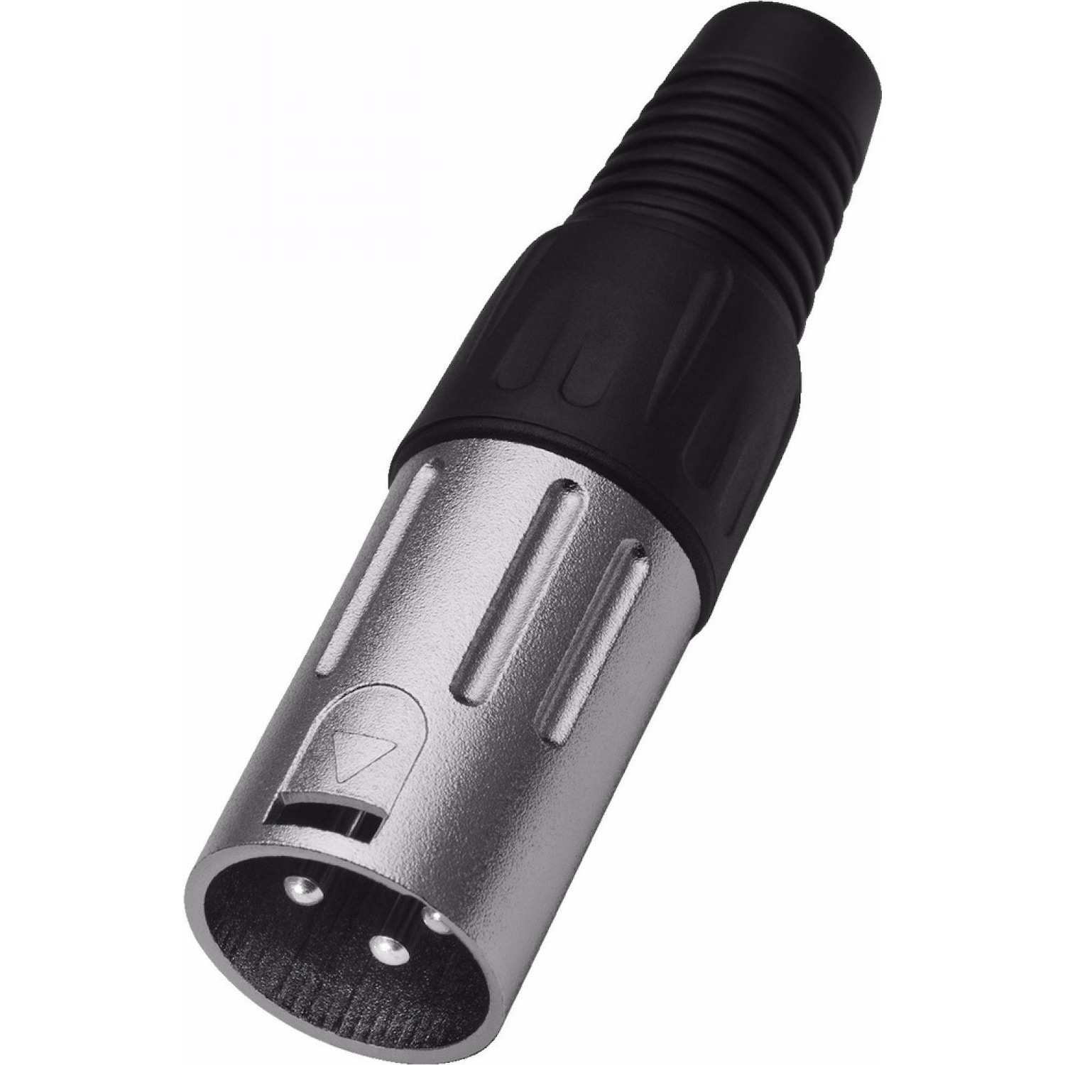 Monacor XLR-Stecker, Elektronikkabel + Stecker, Schwarz