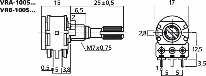 Produktbild Monacor Potentiometer