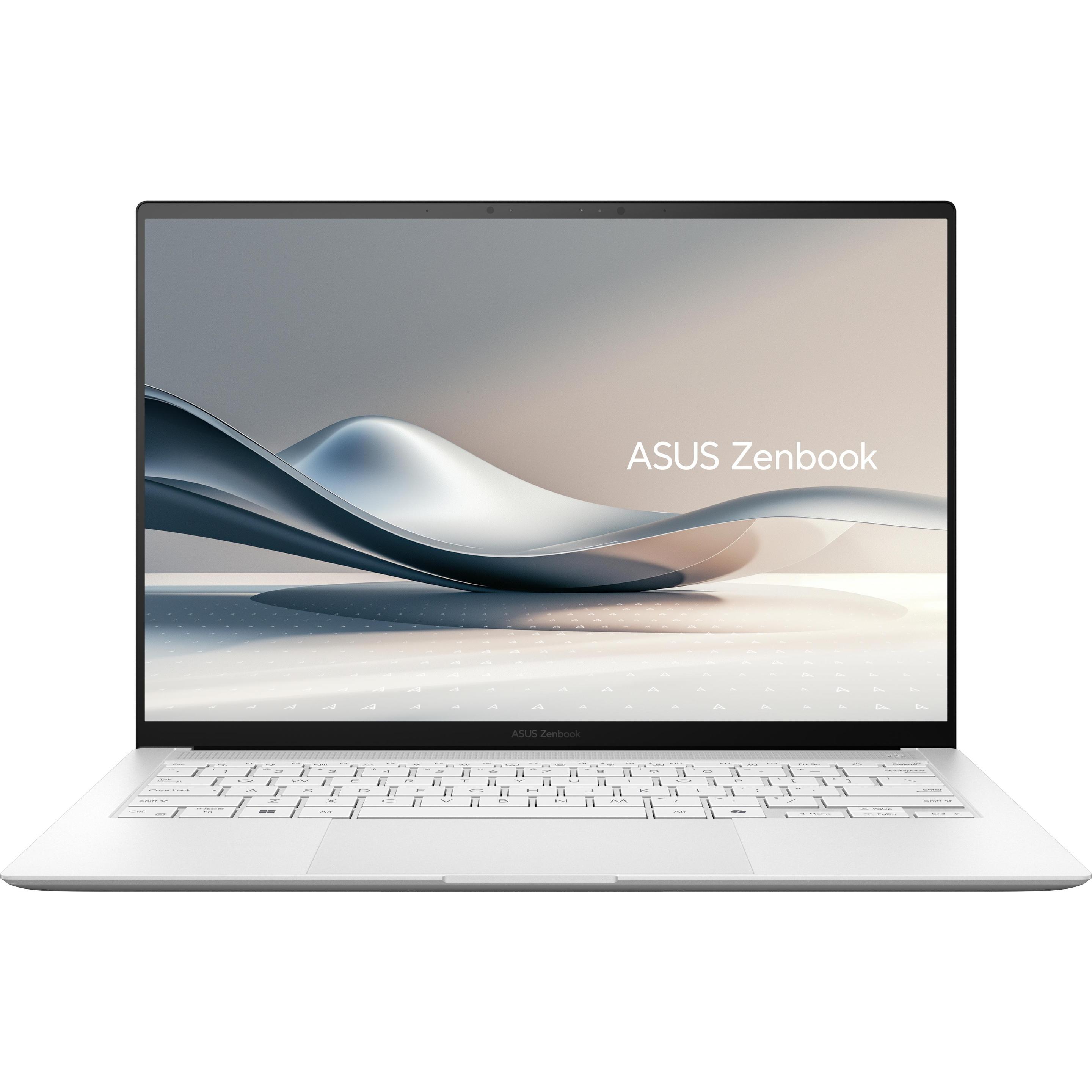 ASUS Zenbook S 14 (14", 1000 GB, 16 GB, Deutschland), Notebook, Weiss