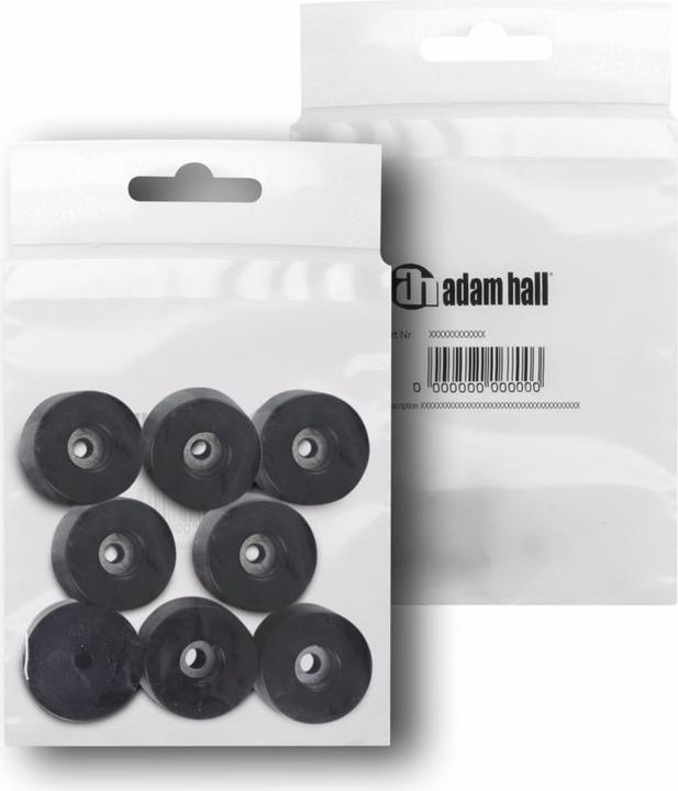 Produktbild Adam Hall 4911 M8 AH 8er Set (Universalgleiter, 8 Stück)