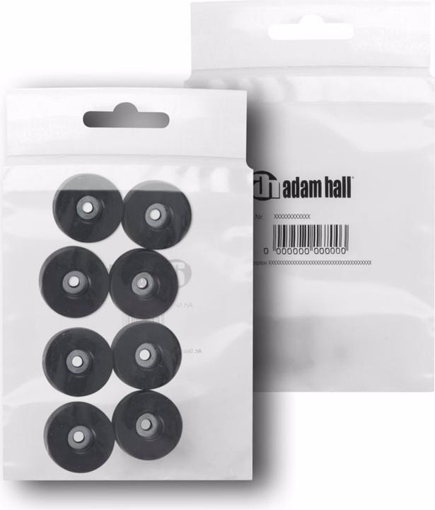 Produktbild Adam Hall 4907 M8 AH 8er Set (Universalgleiter, 8 Stück)