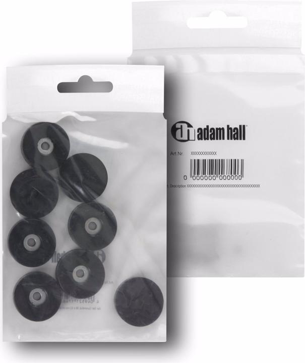 Produktbild Adam Hall 4906 M8 AH 8er Set (Anschlagdämpfer, 8 Stk.)