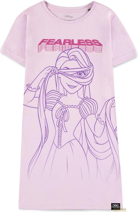 Produktbild Difuzed Disney Fearless Princess (Kids) - Rapunzel Girls Short Sleeved T-shirt Dress - 134/140 (134, 140)
