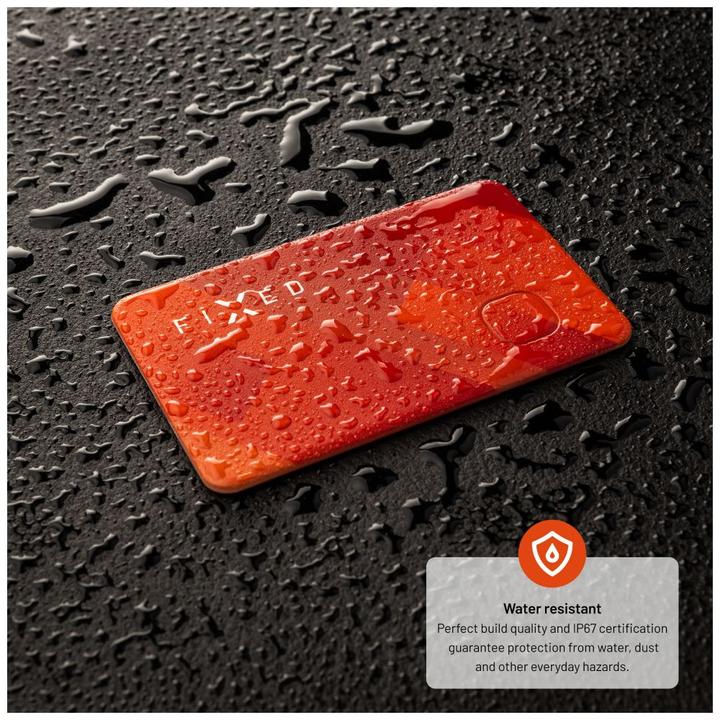 Produktbild Fixed FIXTAG-CARD-OR Bluetooth-Tracker Orange (iOS)
