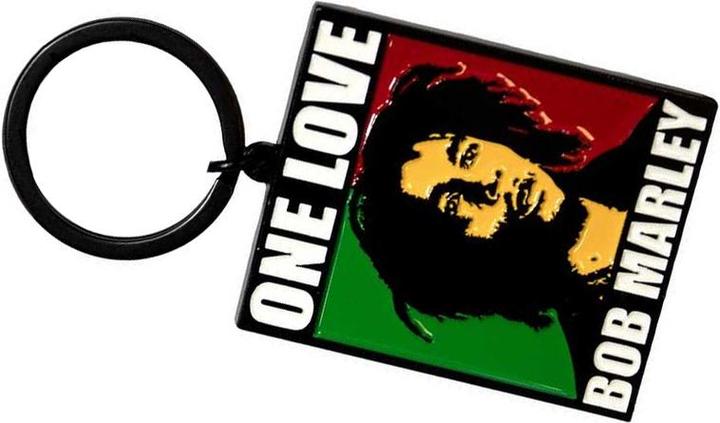 Actual product image Bob Marley One Love Keyring