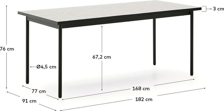 Produktbild Kave Home Maurina (91 x 182 x 76 cm)