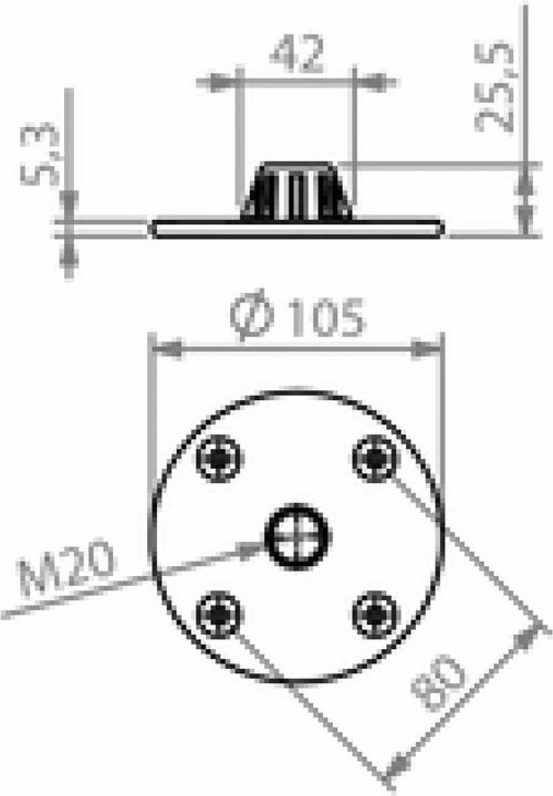 Image du produit Adam Hall SM 720 Bride de montage