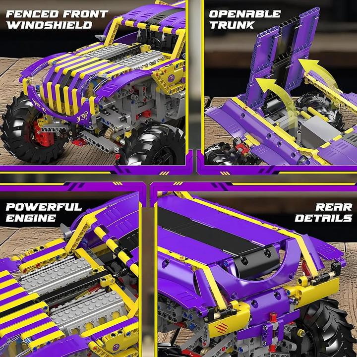 Actual product image Mould King Technik Tiger Climbing Truck