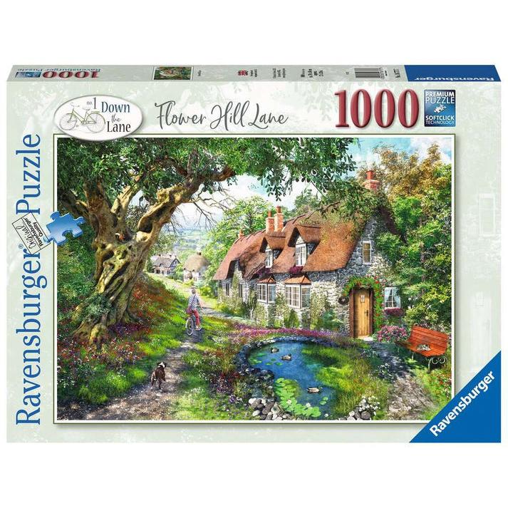 Ravensburger Puzzle Flower Hill Lane, 1000 Teile. (1000 Teile)