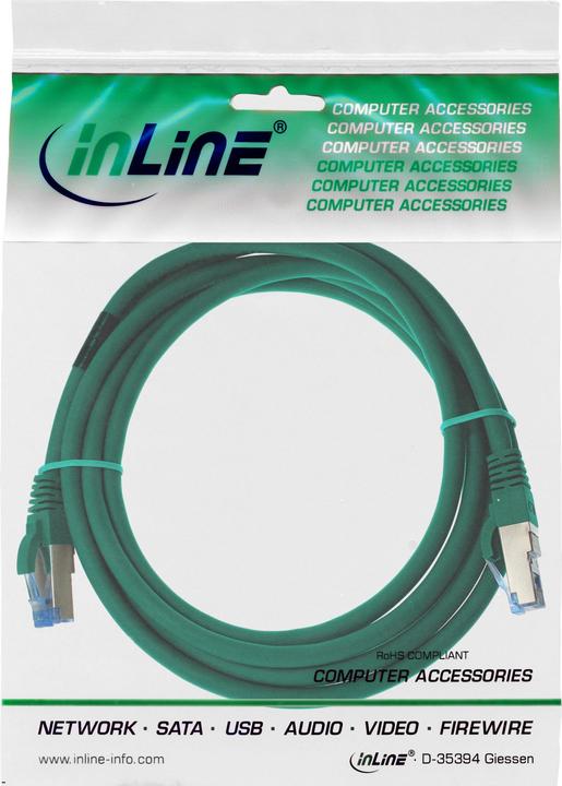 Produktbild InLine Patchkabel Cat.6A, S/FTP (PiMf), 500MHz (S/FTP, CAT6a, 1.50 m)
