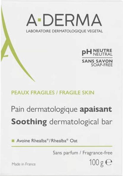 Produktbild A-Derma Waschstück empfindliche Haut (Gesichtsseife)