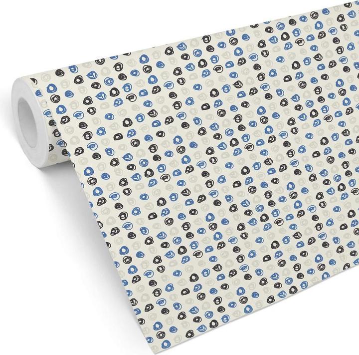Immagine prodotto Trenddeko Squiggle - blu (528 x 48 cm)