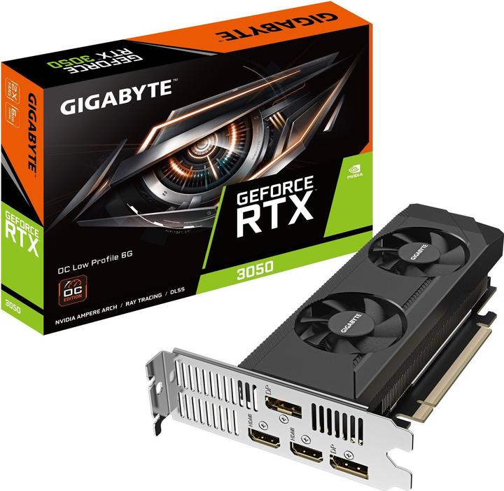 Productafbeelding Gigabyte VGA GBT RTX3050 6GB OC Laag Profiel (6 GB)