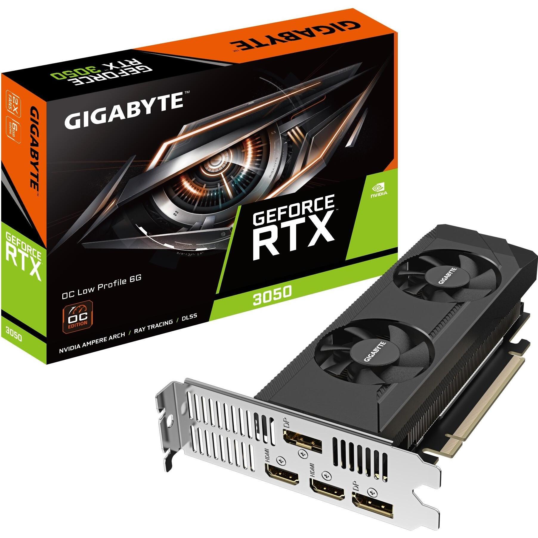 Gigabyte GeForce RTX 3050 OC LP (6 GB), Grafikkarte