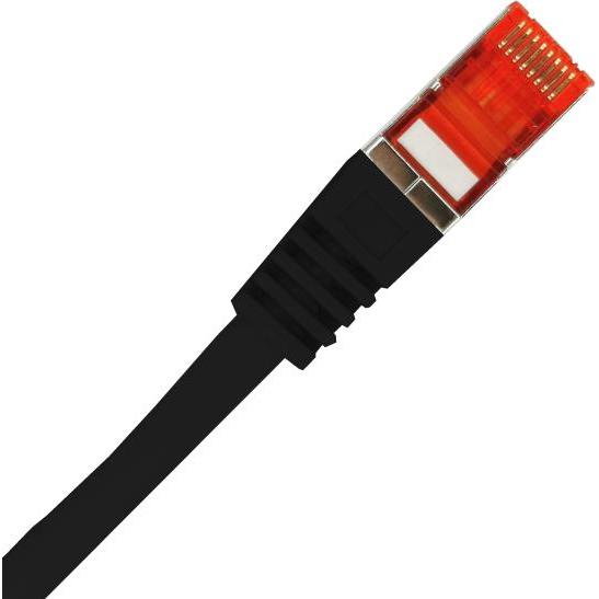 Thumbnail - Alantec KKS6CZA025 Patchkabel FUTP Kat6 PVC 025m schwarz (F/UTP, CAT6, 0.25 m), Netzwerkkabel