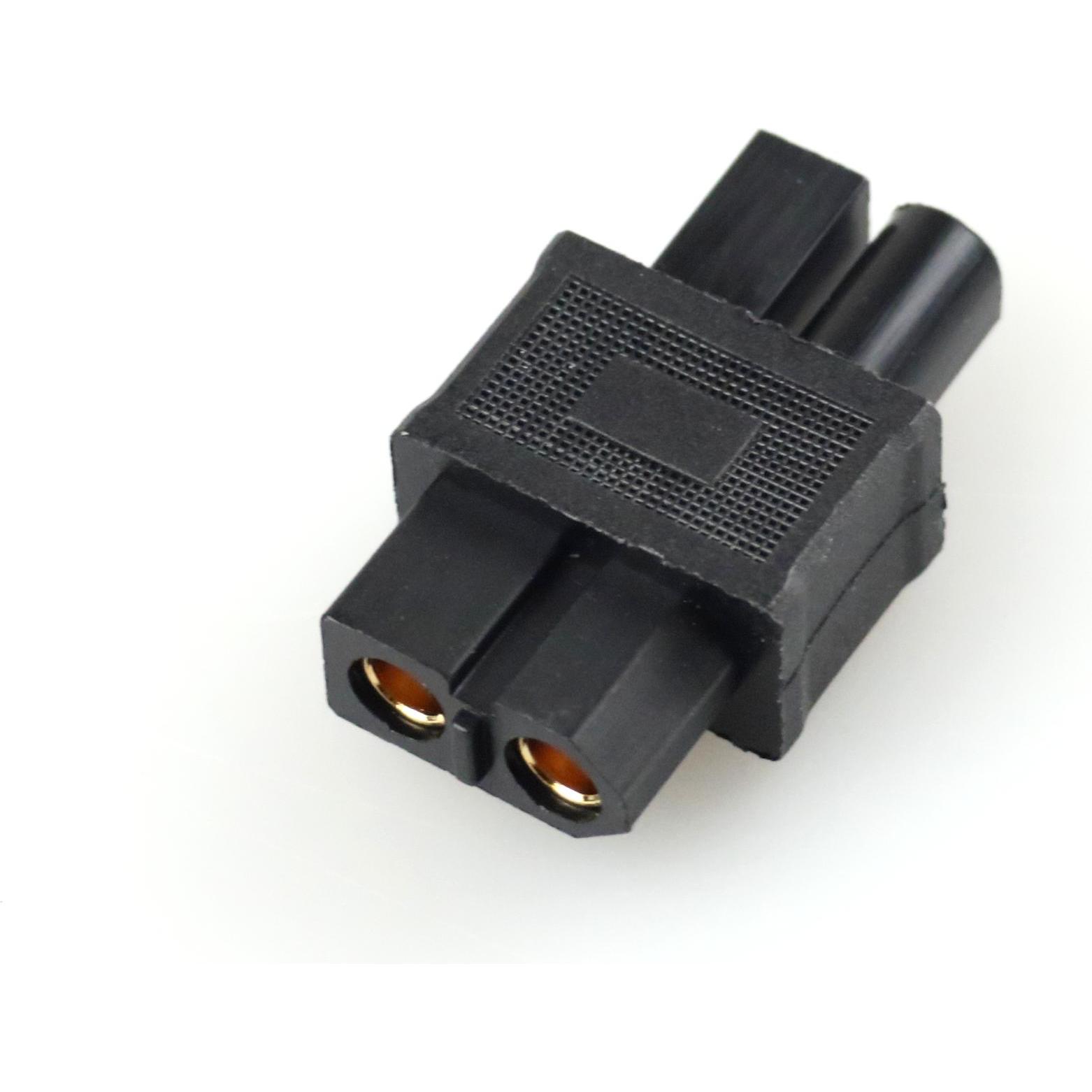 Amewi Adattatore da presa XT60 a spina Tamiya, compatto, nero