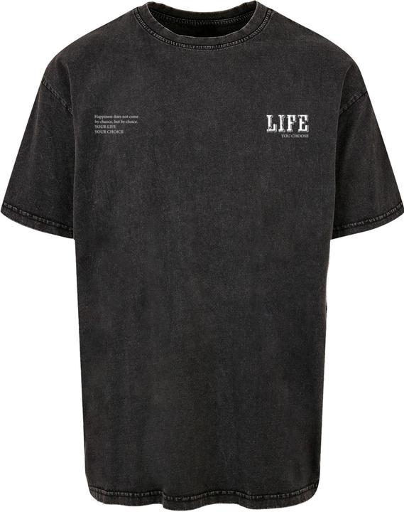 Produktbild Merchcode Life Acid Washed Oversized Tee - 139229 (M)