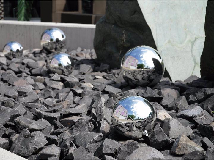 Produktbild Europalms Dekokugel 30cm, silber