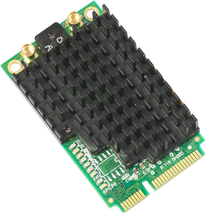 Actual product image MikroTik R11E-5HACD Built-in RF Wireless Network Card (Mini PCI Express)