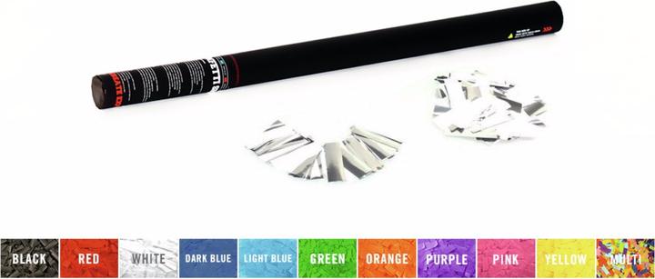 TCM Spara coriandoli 80cm, bianco/argento