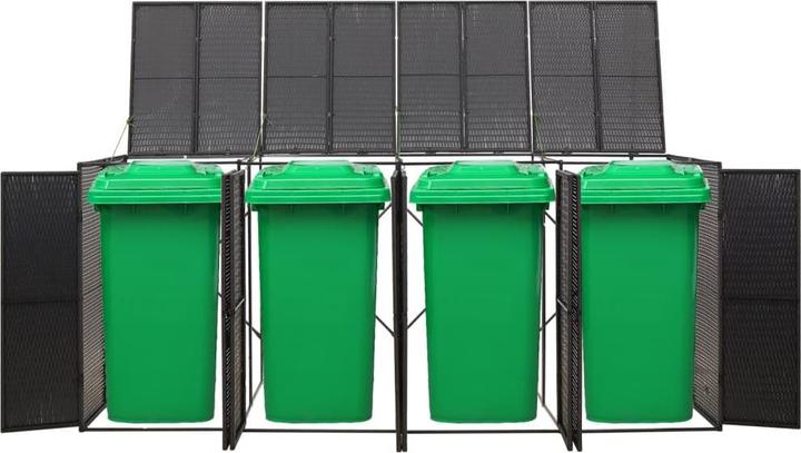 Produktbild vidaXL Mülltonnenbox für 4 Tonnen