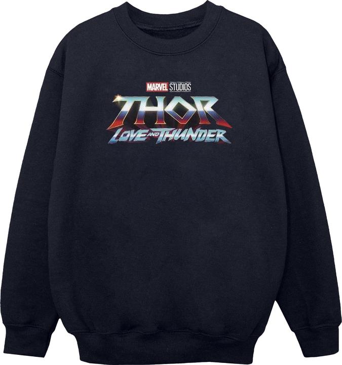 Produktbild Thor Love And Thunder Logo Sweatshirt Mädchen (152, 158)