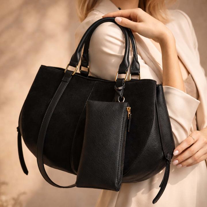 Immagine prodotto Gallantry Damen Shopper Materialmix mit Pochette