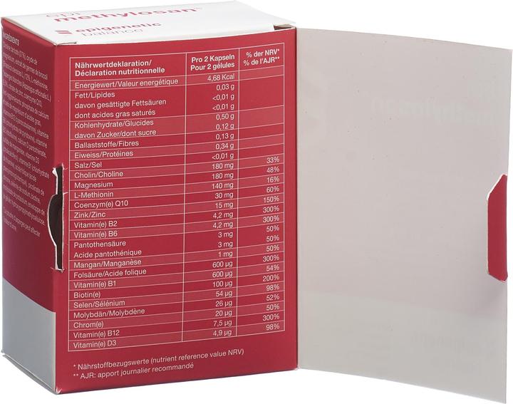 Actual product image Methylosan to reduce fatigue (60 Piece, Capsules, 60 g)
