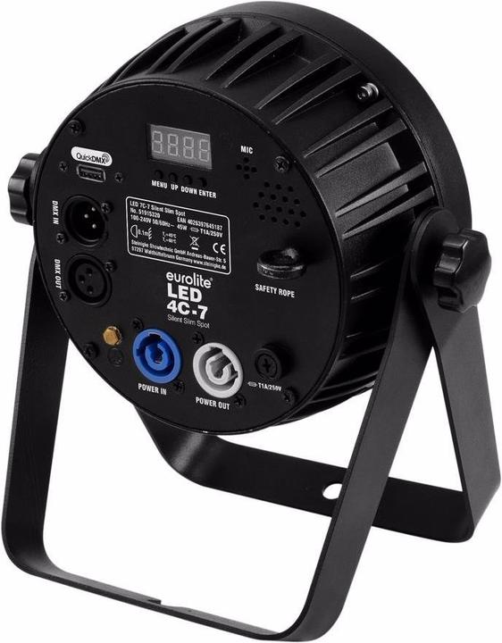 Produktbild Eurolite LED 7C-7 Silent Slim Spot (9 W, LED)