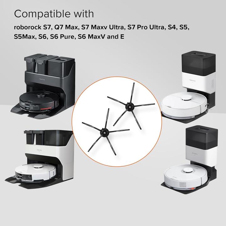 Actual product image Roborock 2x Ersatz-Seitenbürsten für