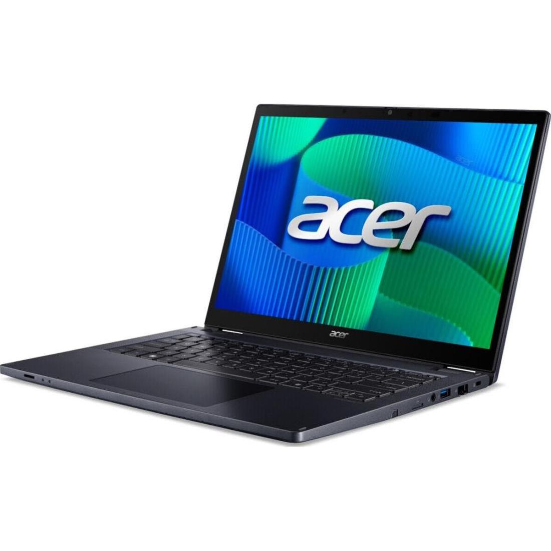 Acer TravelMate P414RN-54 Spin (14", 2000 GB, 96 GB, Deutschland, Intel Core Ultra 7 265), Notebook,