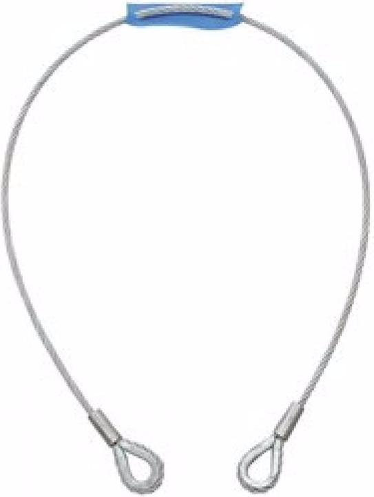 Actual product image Eurolite Steel cable 1000x6mm silver with thimble