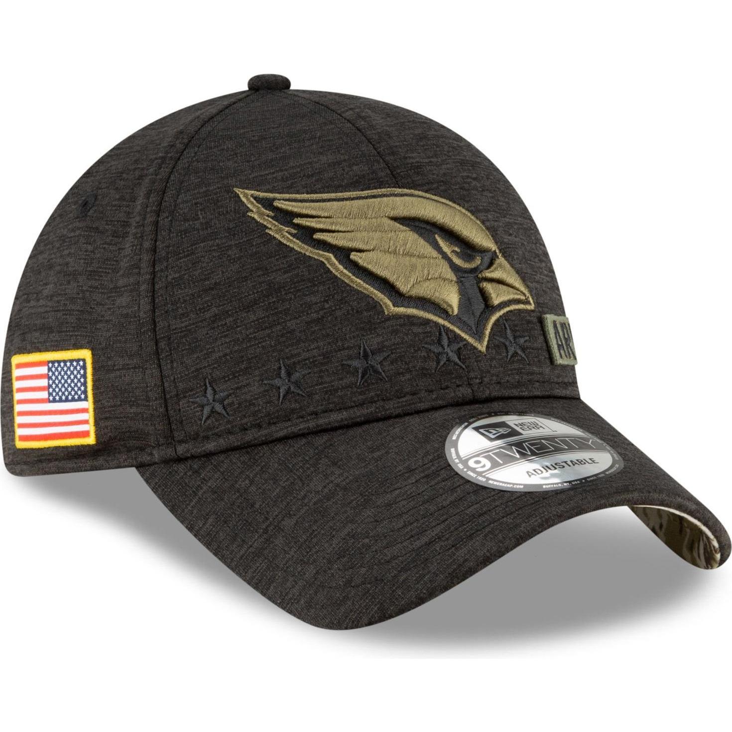 Thumbnail - New Era, Herren, Cap, 9Twenty Salute To Service 2020 NFL Teams, Schwarz, (One Size)