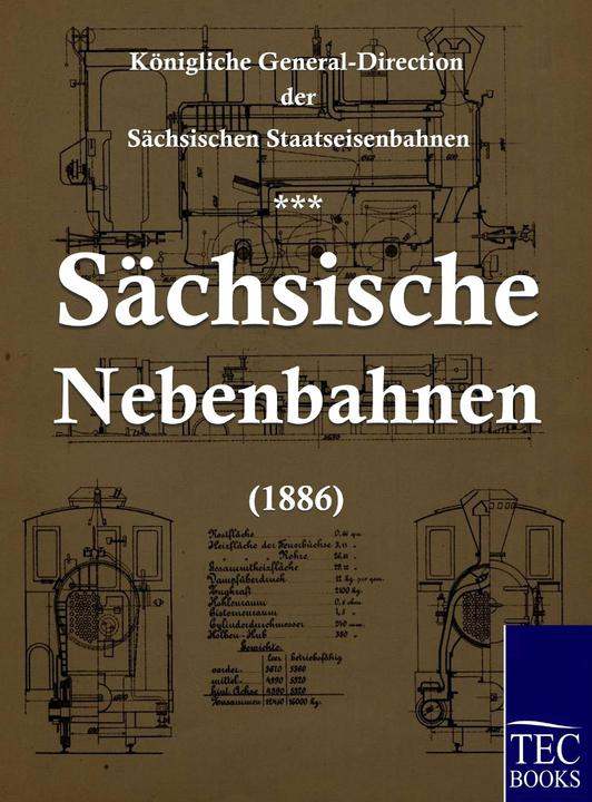 Produktbild Sächsische Nebenbahnen (1886) (Deutsch, 2010)